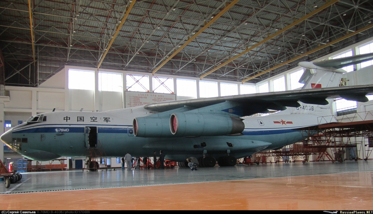 最新一架伊尔76将入列中国空军