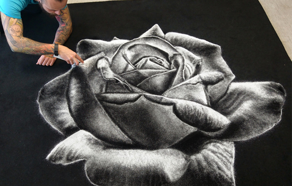 8 不走寻常路!这些画居然都是用盐画出来的