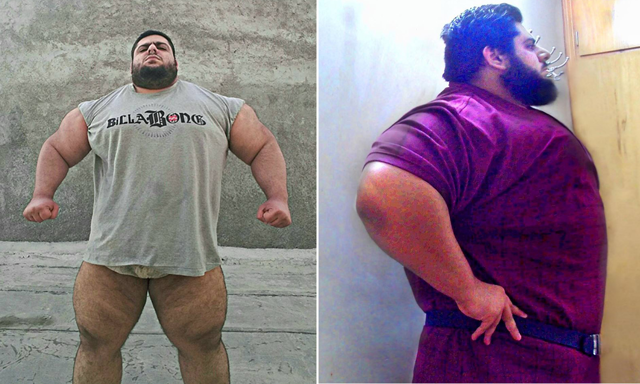 肌肉猛男身材秒杀"绿巨人" a4臂膀比腿更粗