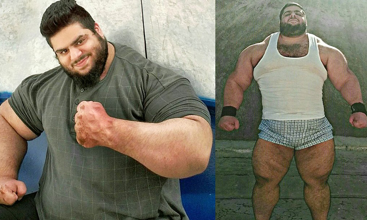 肌肉男变胖图片