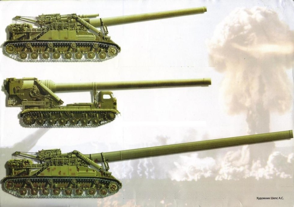 14 苏联核弹巨炮专轰击北约装甲