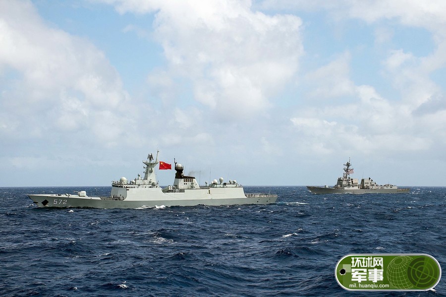 中国海军在美国庆祝八一建军节