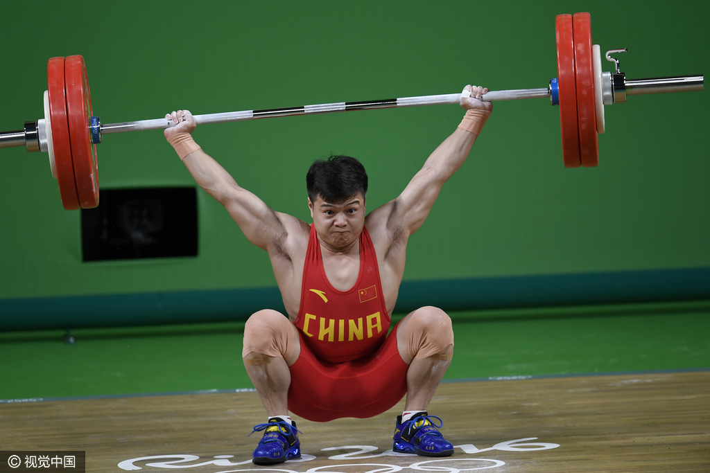 7 奥运会男子举重56公斤级 龙清泉破世界纪录夺冠