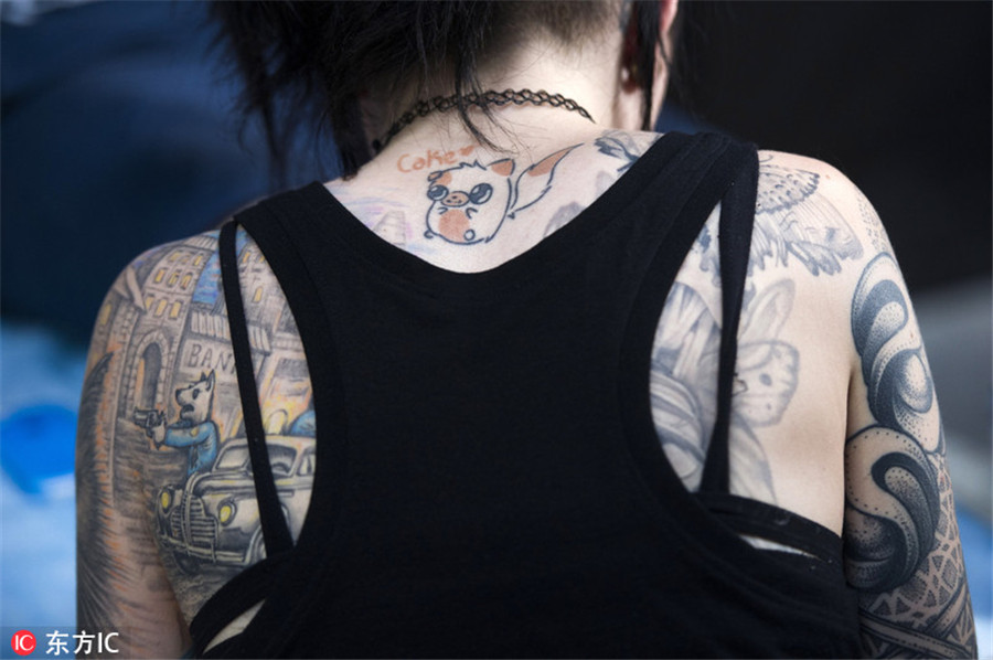11 俄罗斯新西伯利亚举行国际纹身大会