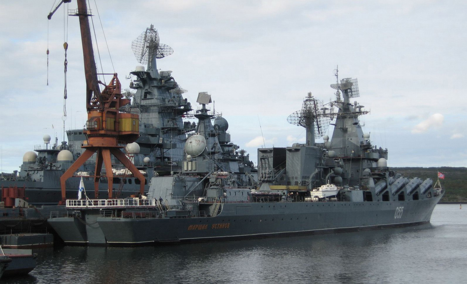 俄罗斯海军也有055巡洋舰