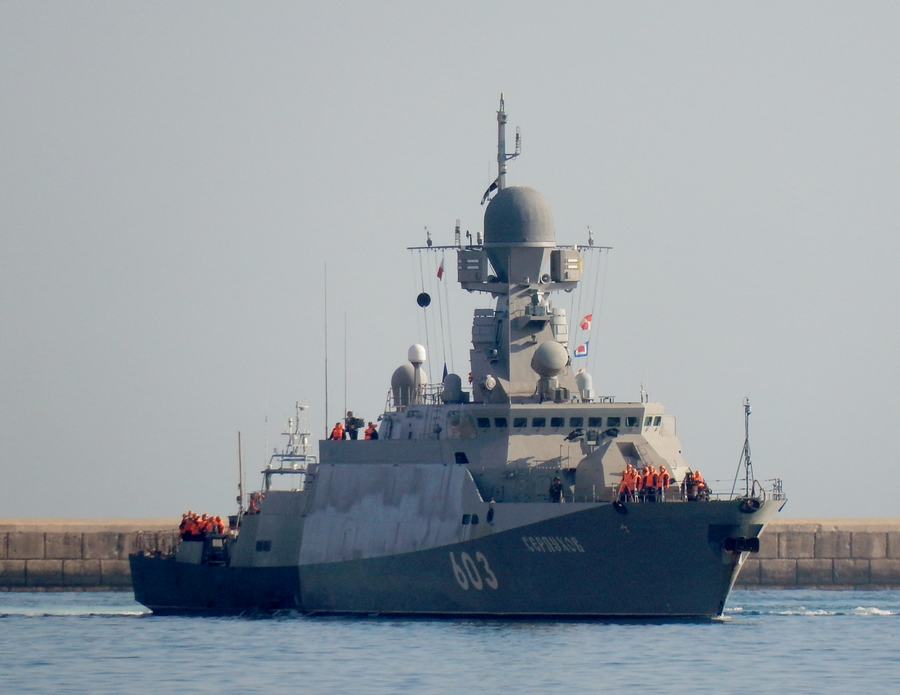 俄最新护卫舰抵达马耳他打击isis