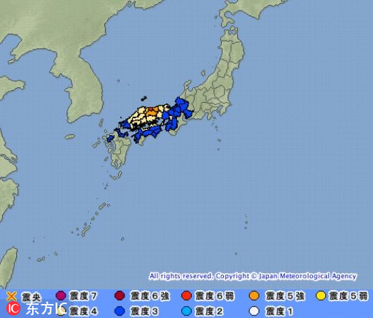 3 日本鳥取縣發生6.6級地震 多地震感強烈