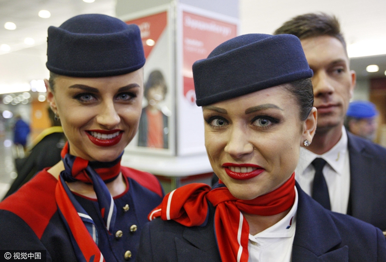 6 乌克兰举行空姐时尚比赛 美女如云超养眼