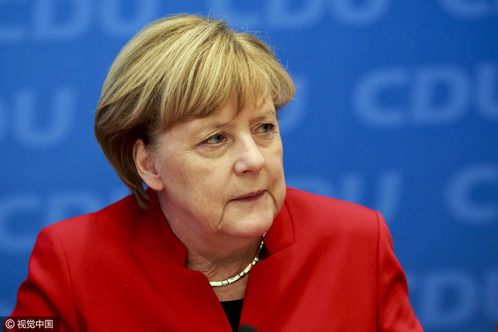 4 默克尔表示将参加明年德国大选 寻求再次连任总理