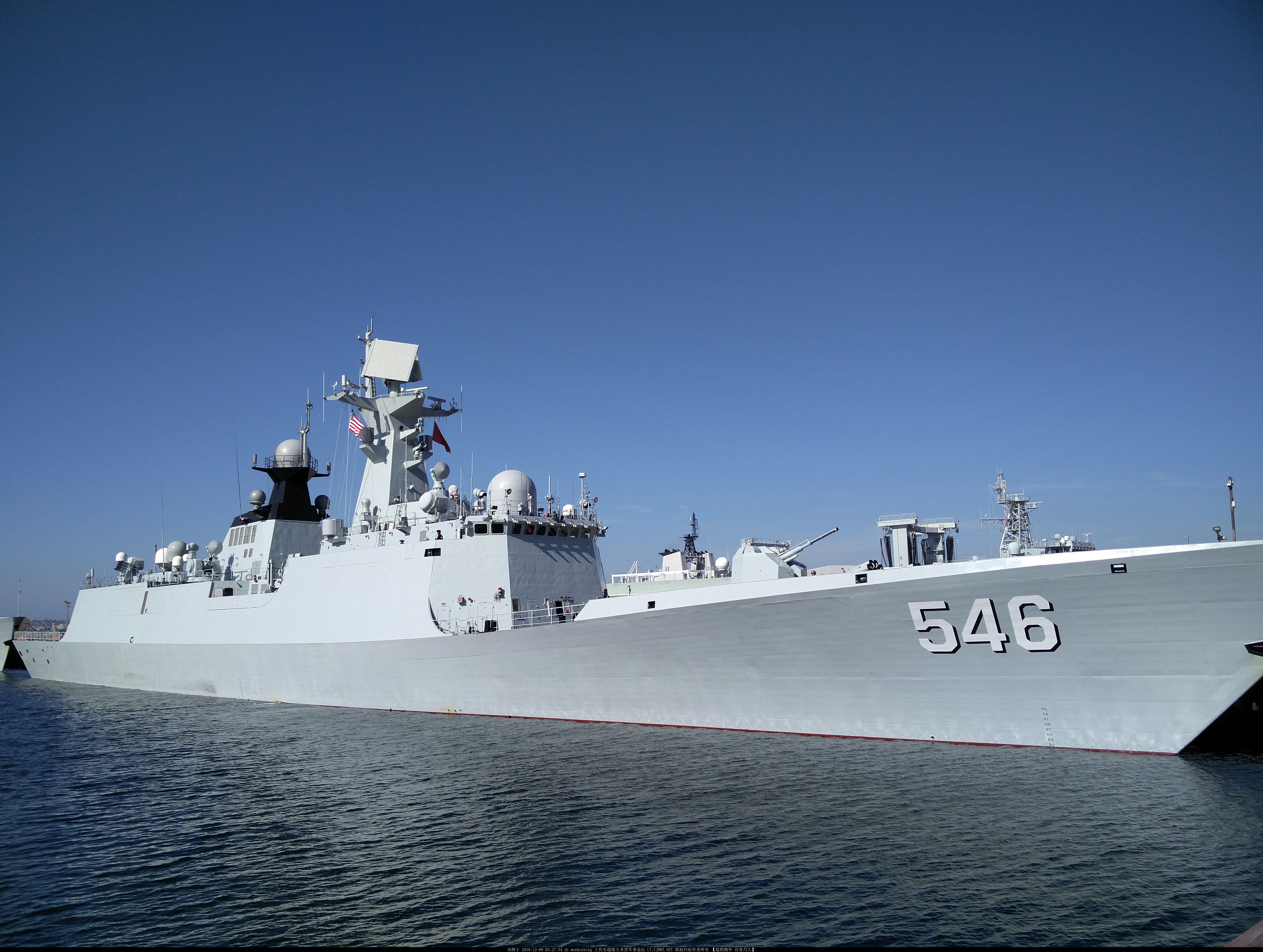 零距离观察054a盐城舰细节