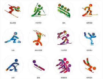 冬奥会项目图标及名称图片