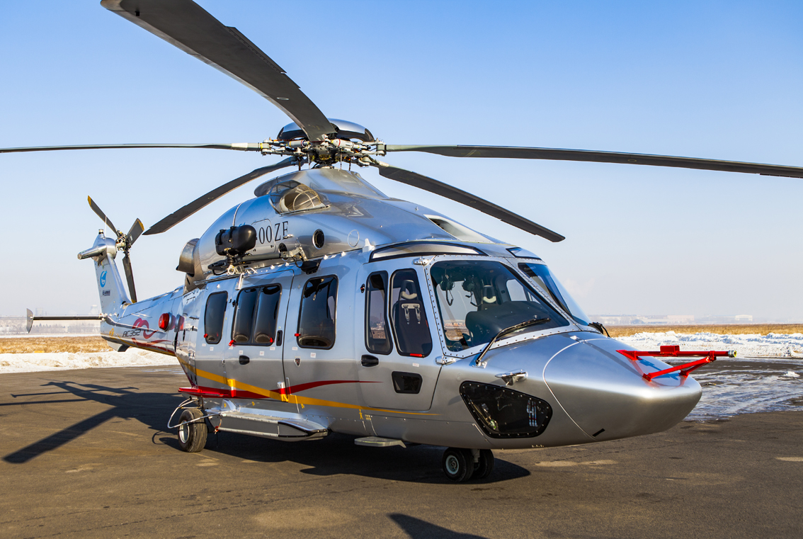 中国最先进民用直升机细节展示