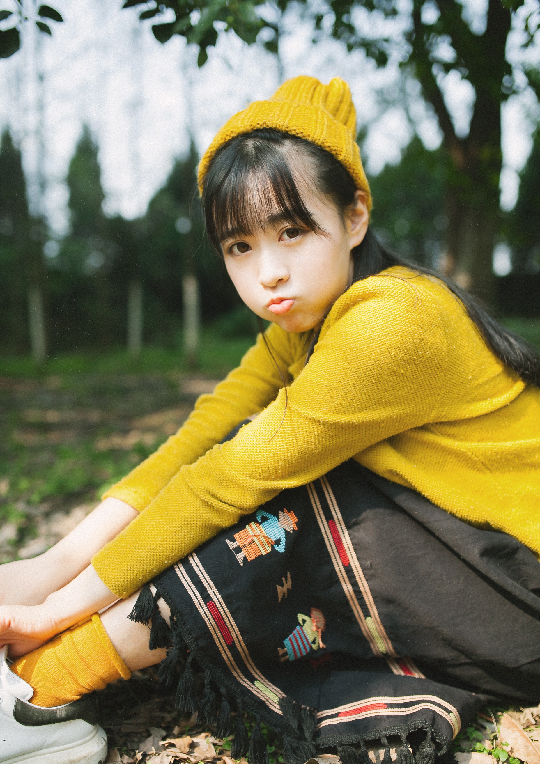 农业大学清纯学妹晒照 笑容甜美似"国民初恋"