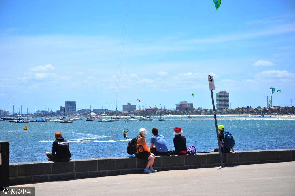 实拍澳大利亚炎炎夏日中的圣诞节