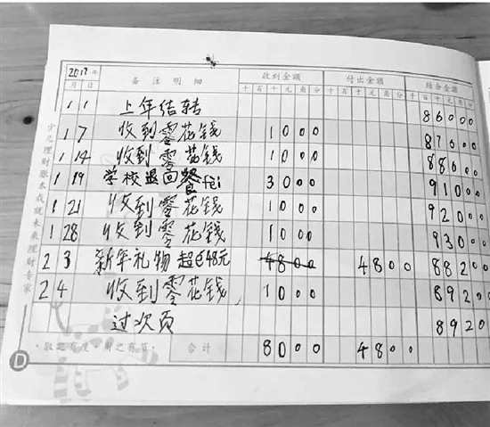 2年级男孩自己理财 两年存下2万还给妈妈买蛋糕