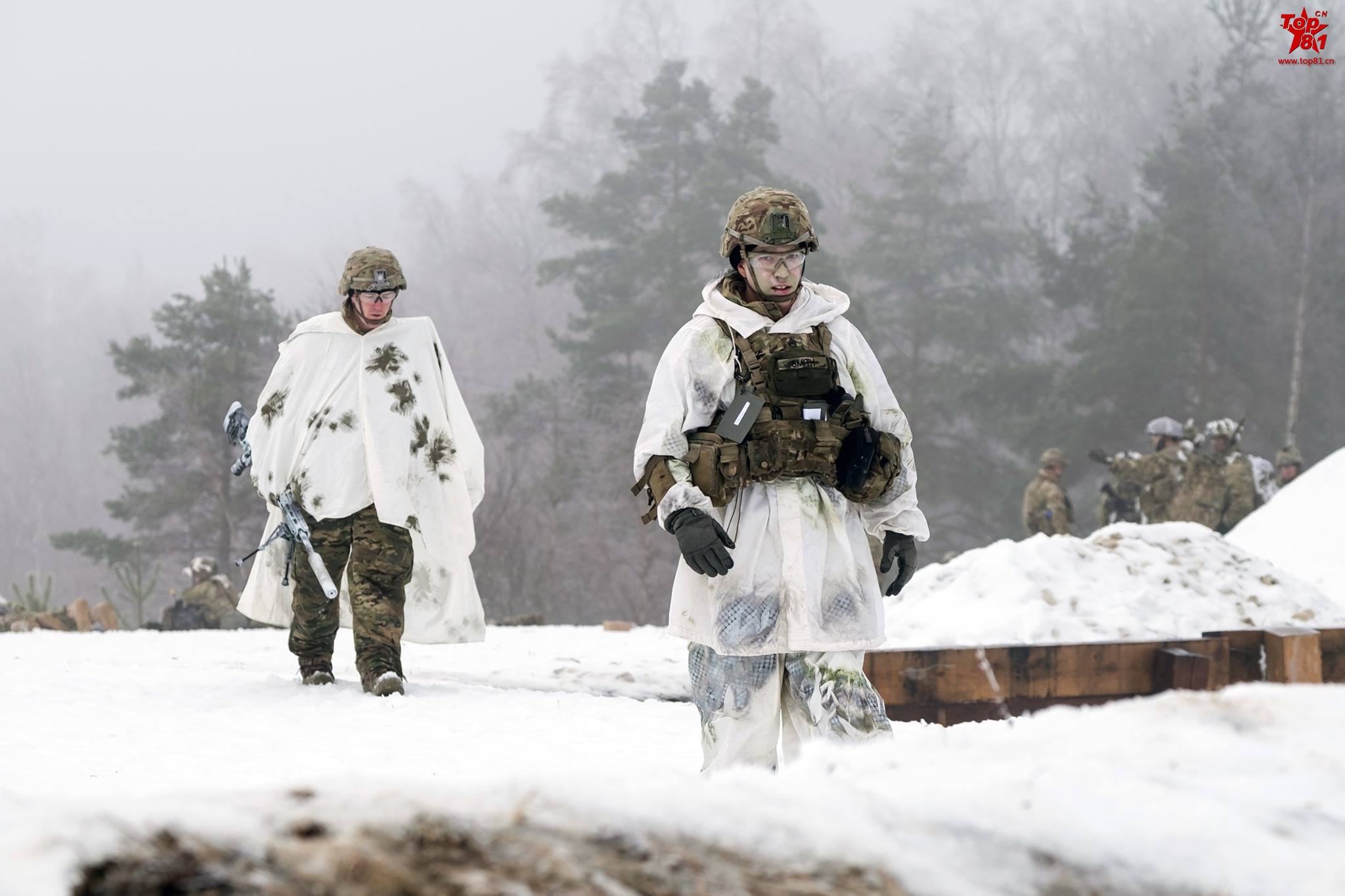 18 美陆军冰天雪地在德国战术演练