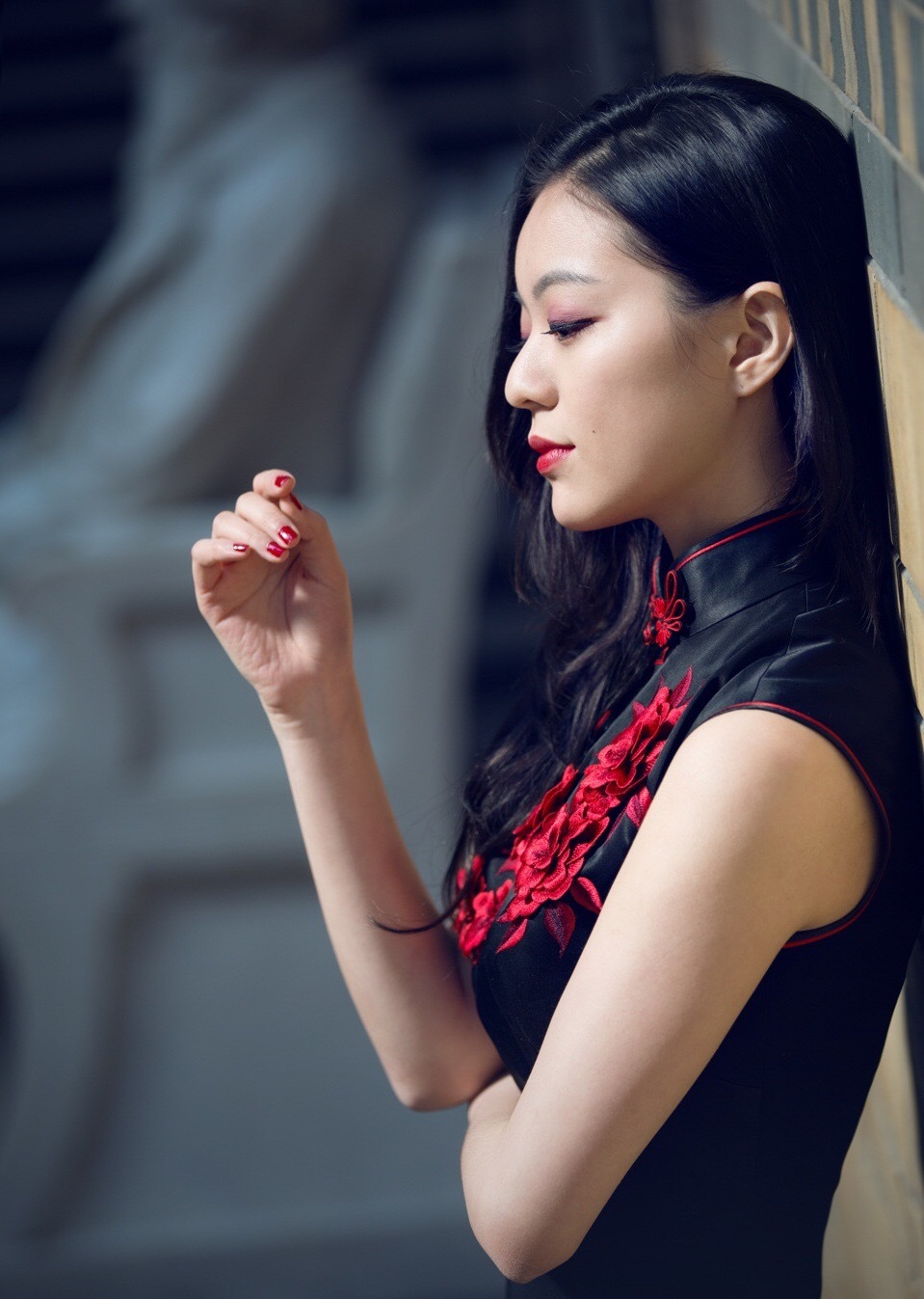 剑桥旗袍女神写真 含蓄内敛东方气质大获好评