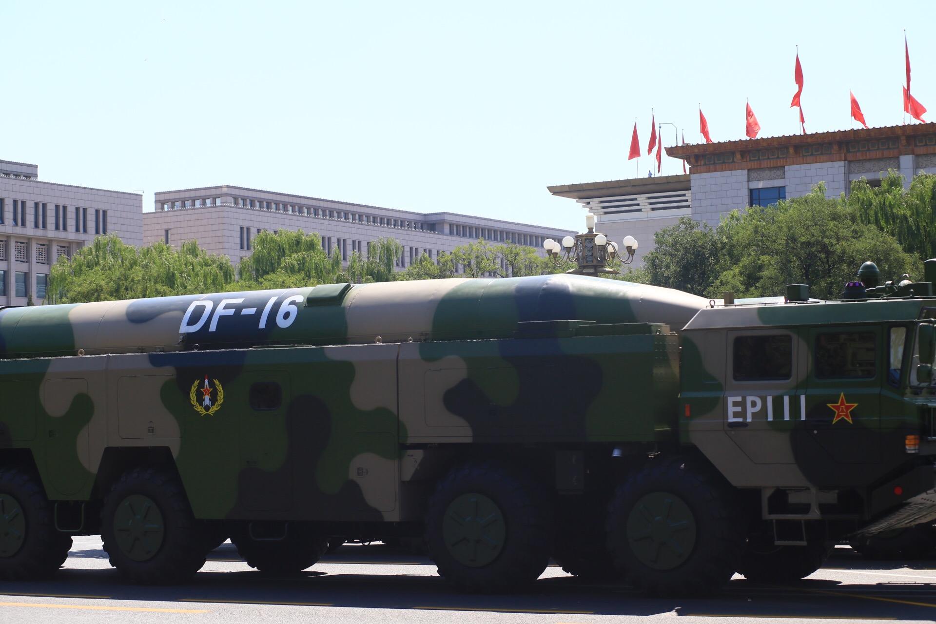 资料图:东风16导弹