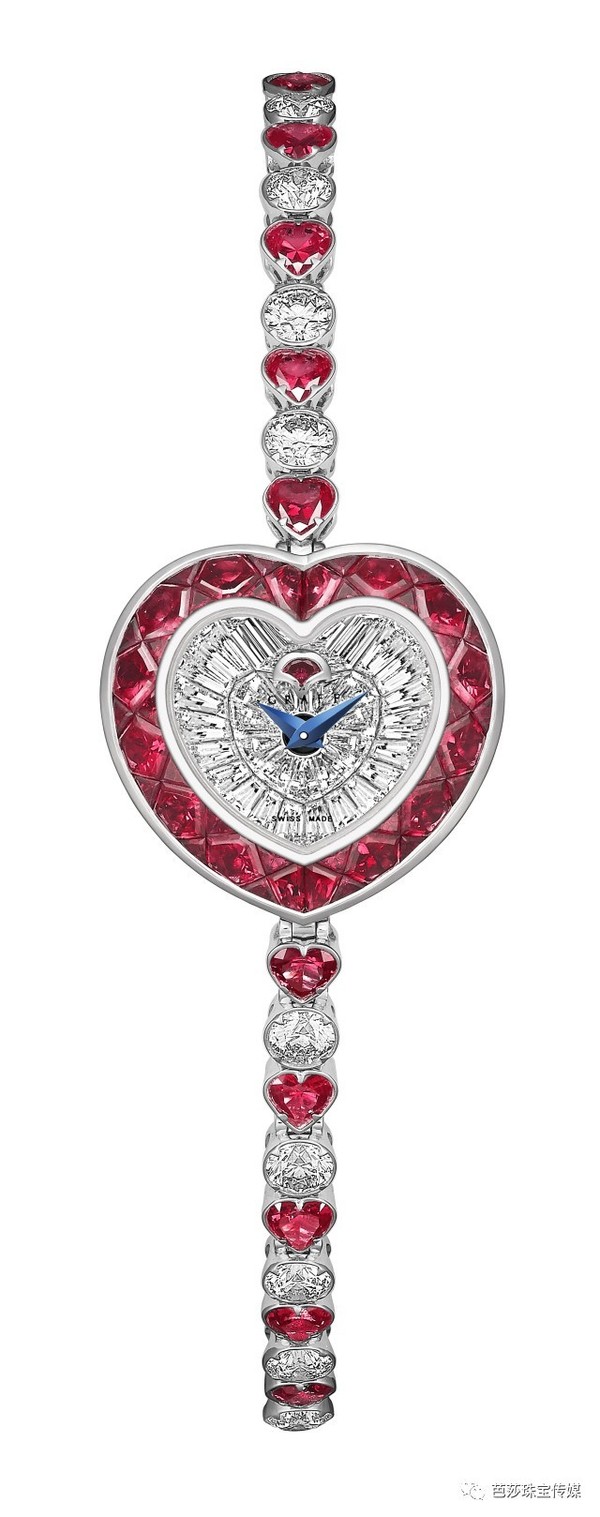 graff 格拉夫babygraff trilogy心形腕表 钻石,红宝石,价格店洽.