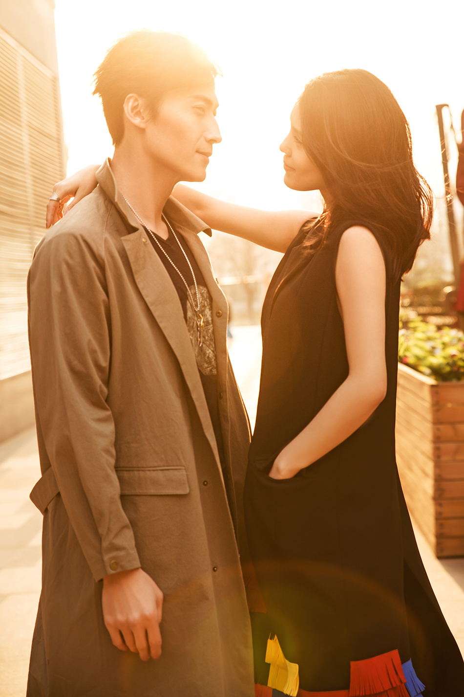 9 韩丹彤刘立cp喜感爆棚 早春写真清爽来袭