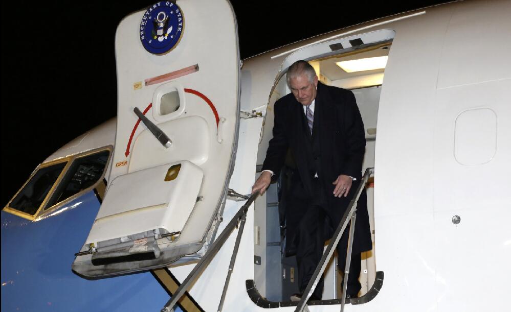 美新国务卿访华乘什么专机?