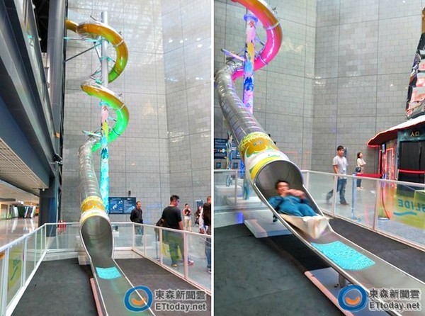 从7楼高滑落只要16秒全台必玩5座螺旋溜滑梯