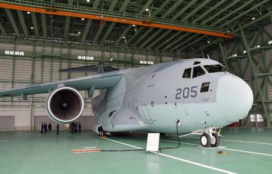 日航空自衛隊美保基地舉行c2運輸機列裝儀式