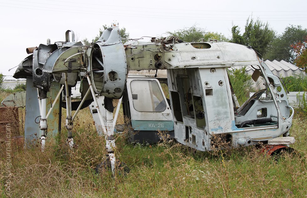 5 这款报废直升机外形很独特