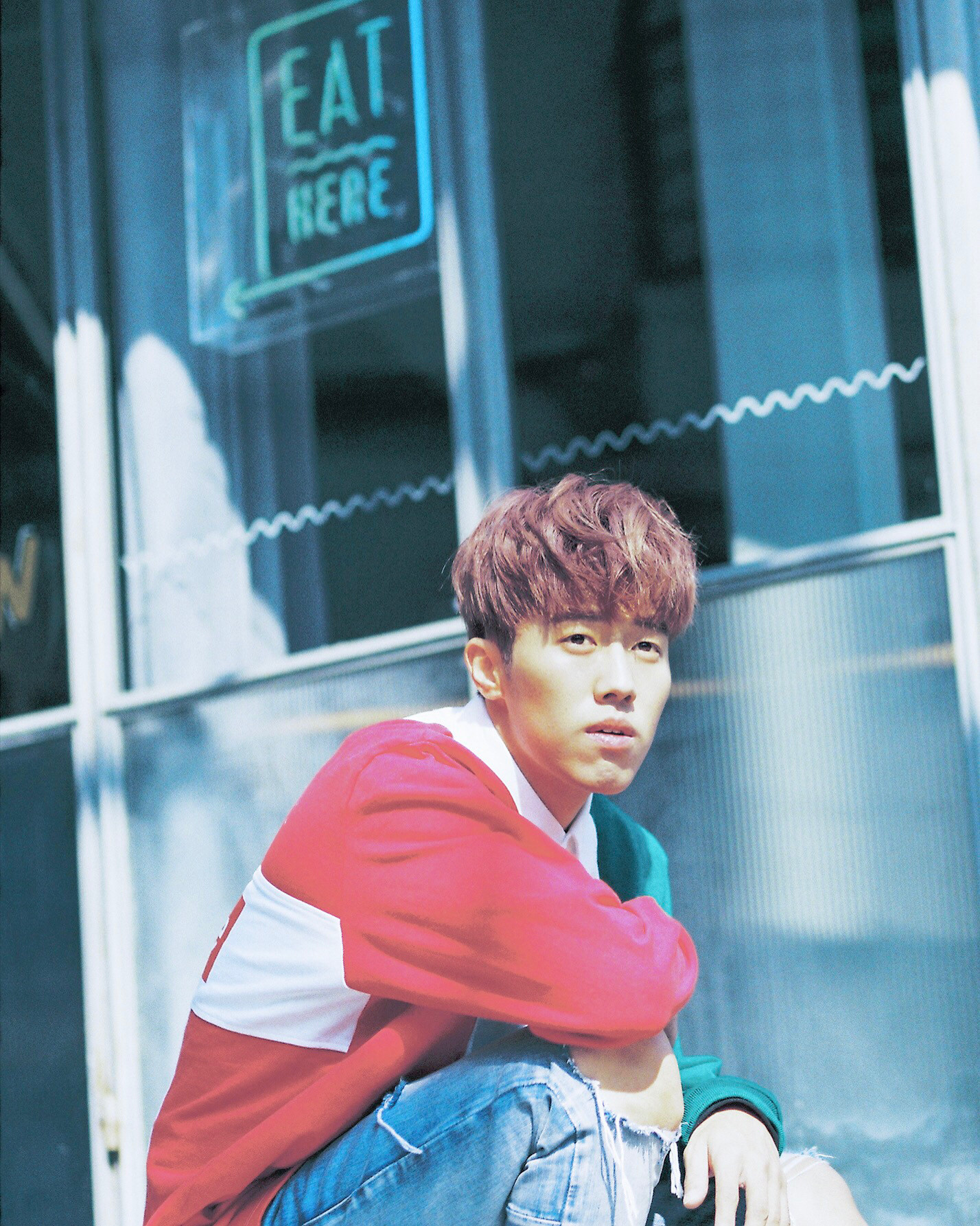 周游冰淇淋写真清新鬼马02眼神电力十足