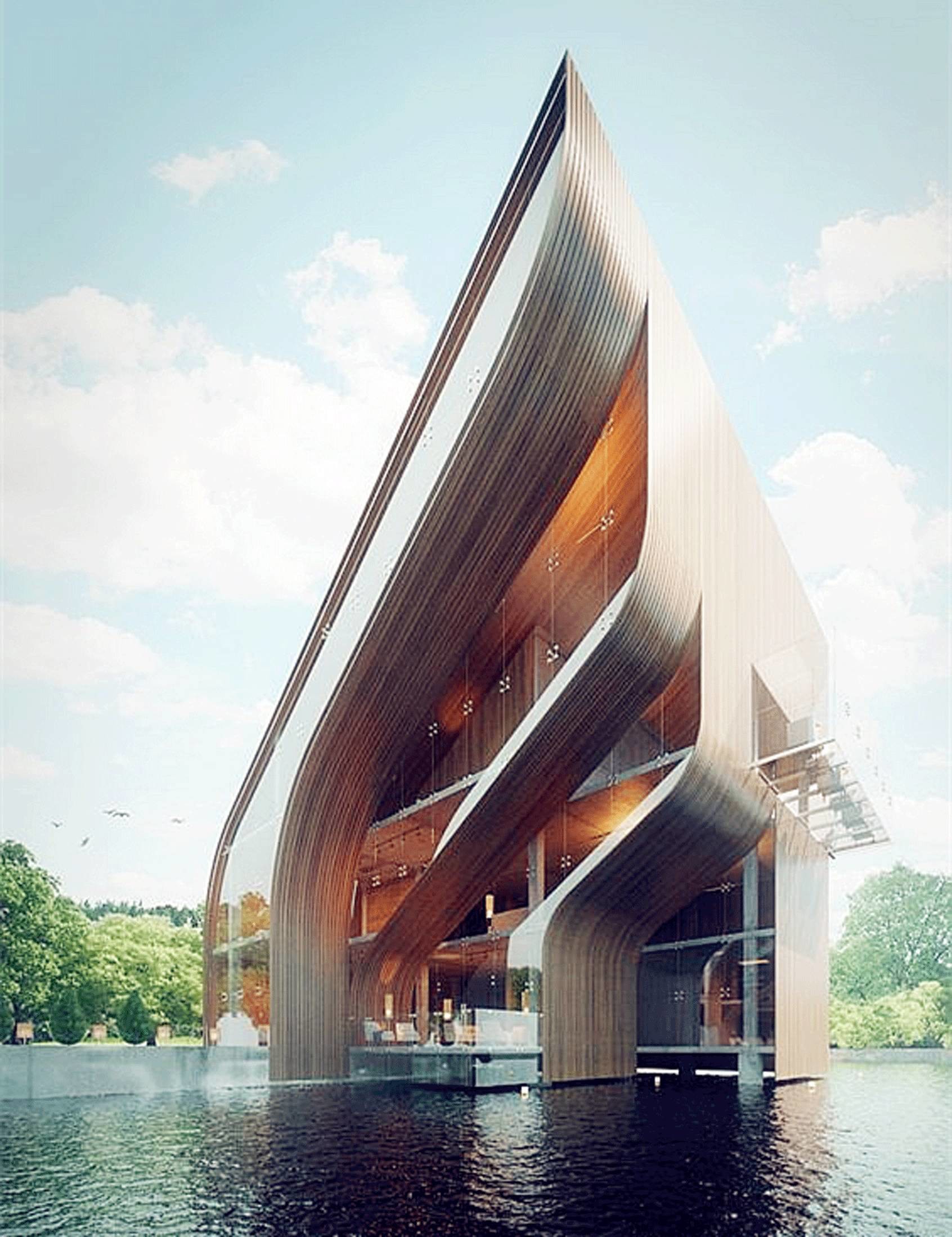 令人怦然心动的水上建筑|daisy