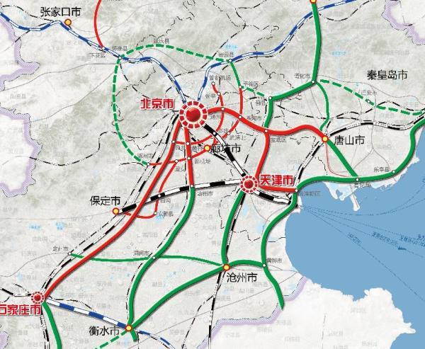 雄安鐵路規劃前瞻:與京津冀三地機場