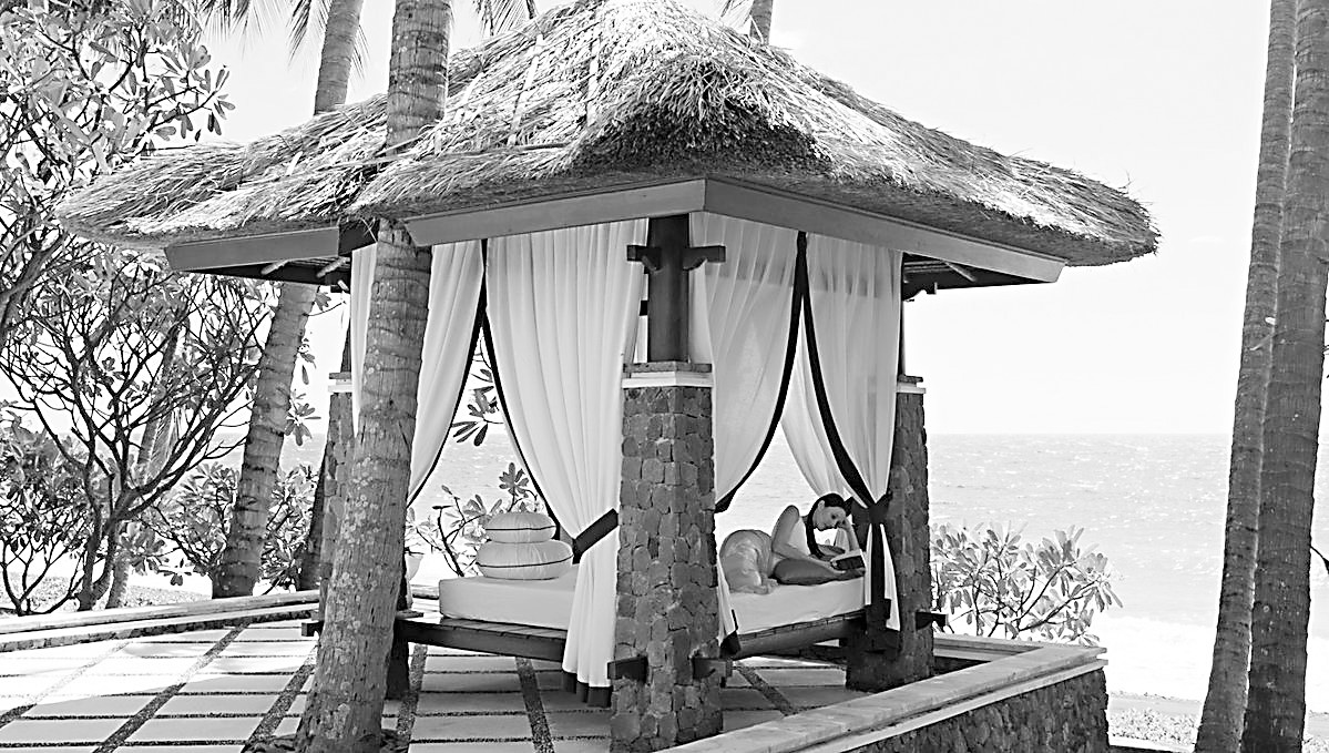 诗意栖居东南亚小岛凉亭