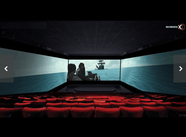 日本首次启用270度电影放映系统"screenx"