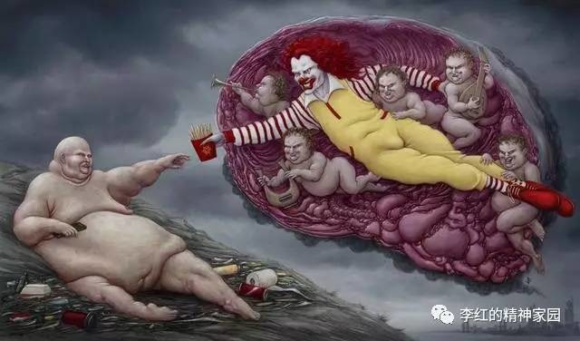 画里有话!一组直击人性的讽刺插图!