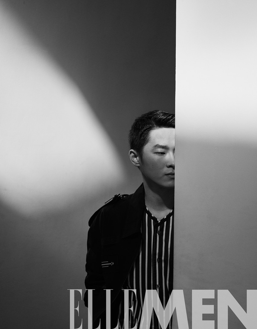 梁博登陆ellemen男性杂志拍摄荷尔蒙大片