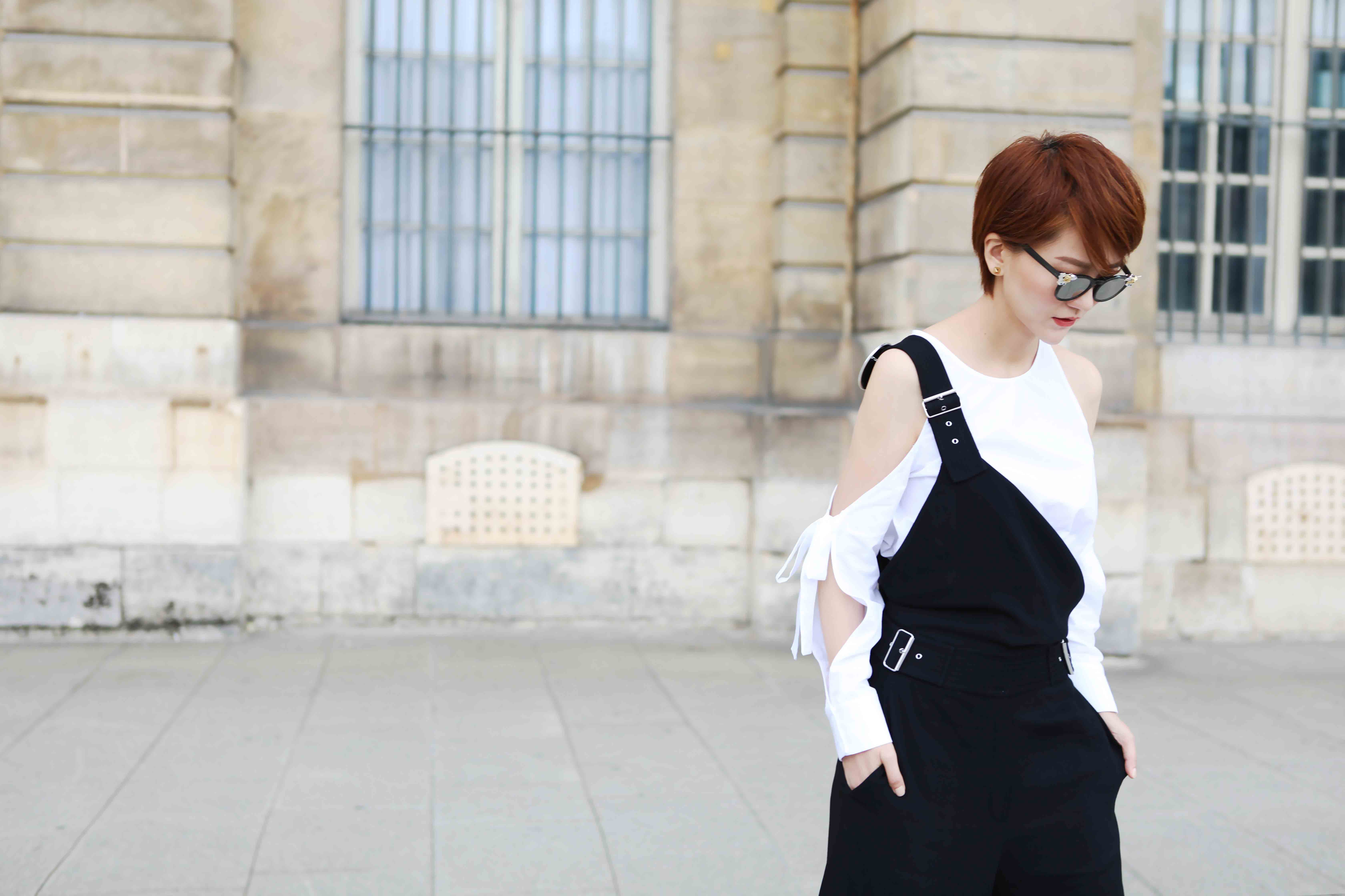 6 蔡淳佳巴黎时尚街拍 酷感女性与浪漫法国完美邂逅