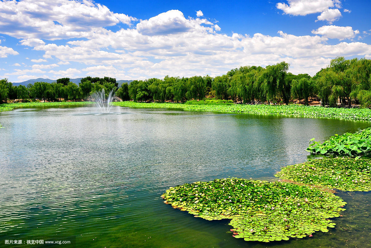 圆明园夏日景色
