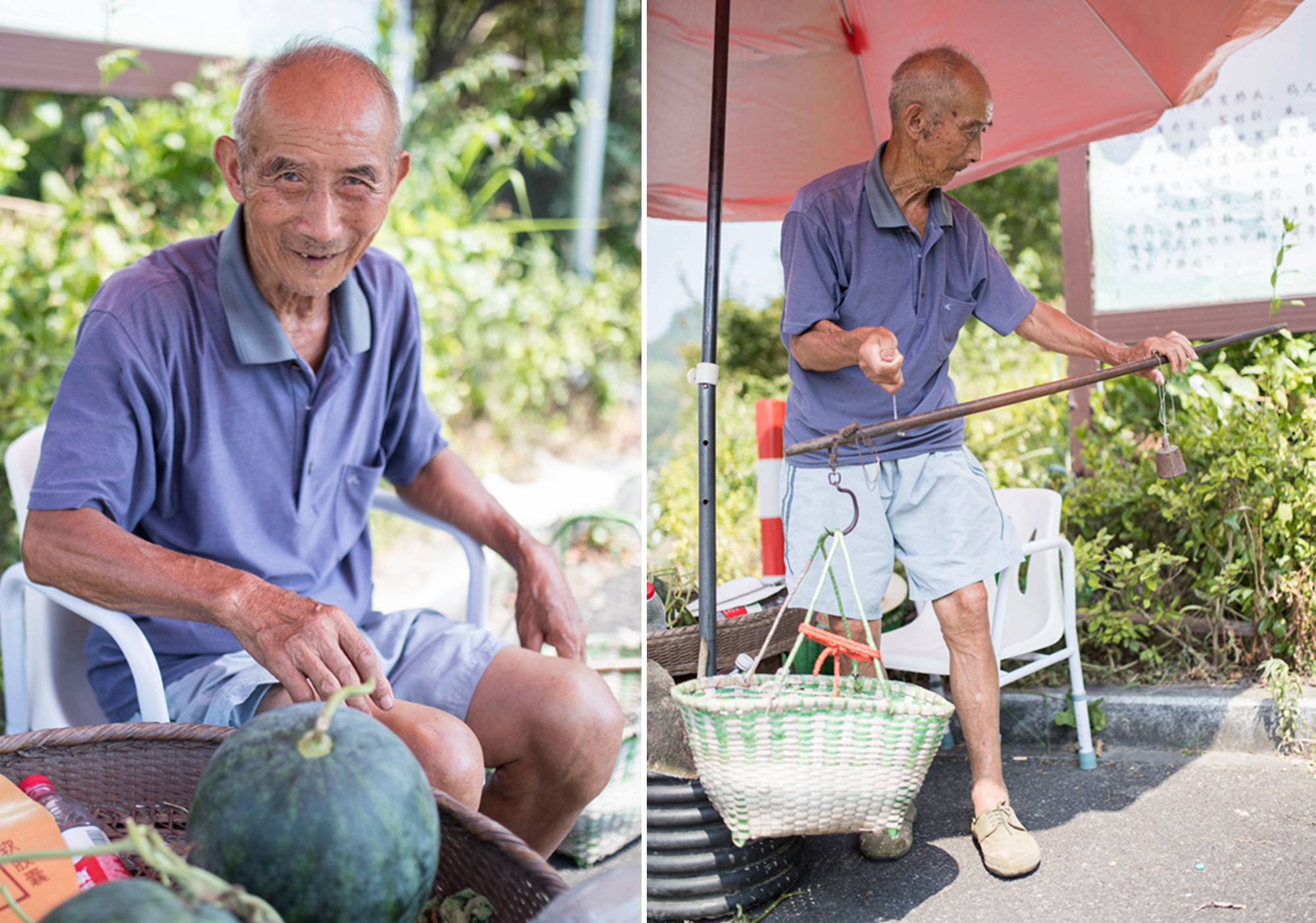 86岁老人一天卖7个西瓜 够吃两月饭