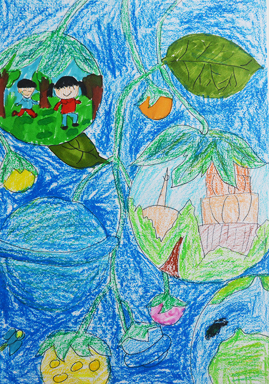 想·未来——我的世界网友作品:星球树