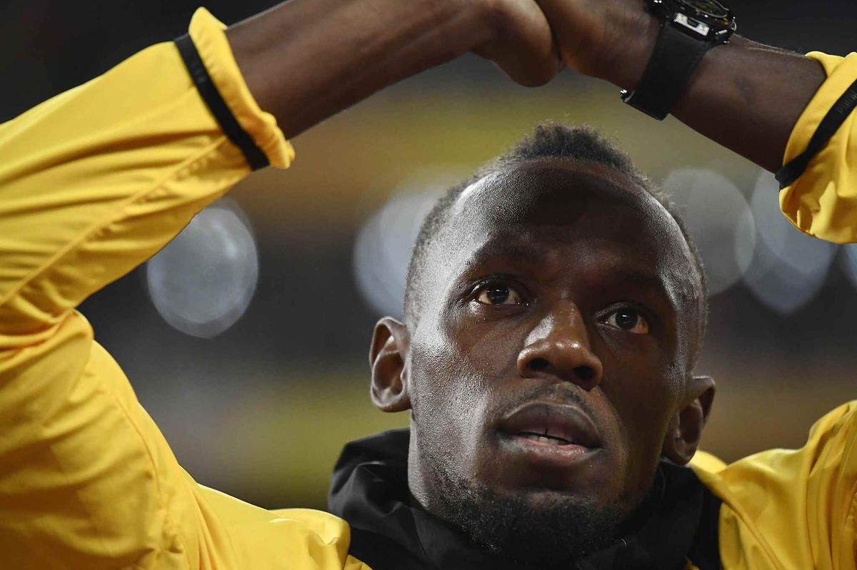 博尔特伦敦碗告别仪式闪电热泪盈眶