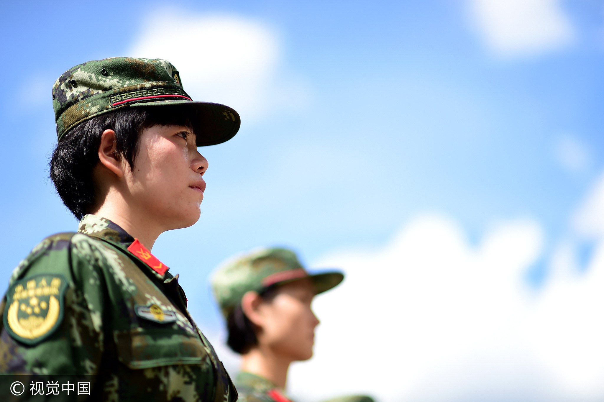 边防女武警图片