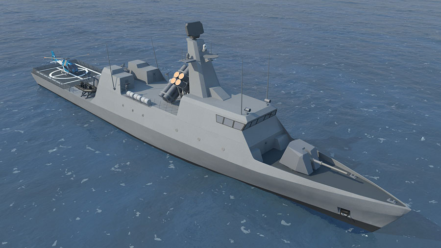 10 以色列概念轻型护卫舰造型科幻