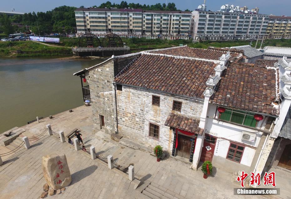 航拍江西黎川张恨水旧居 修缮竣工对外开放