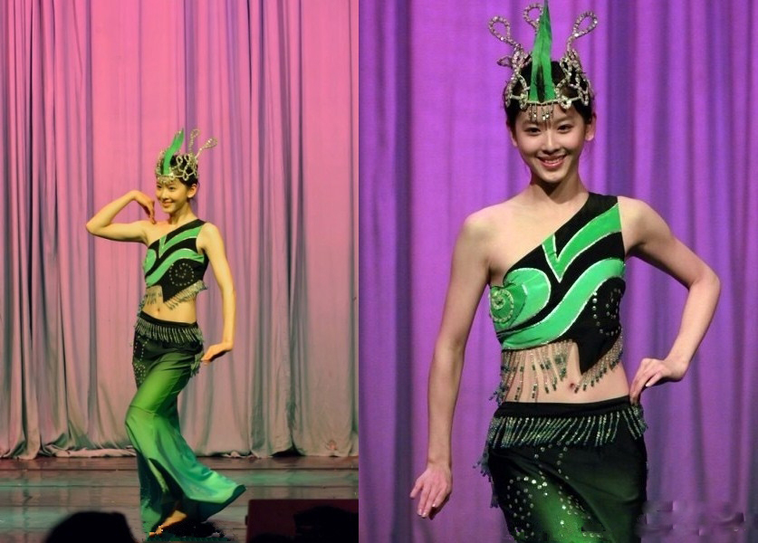 7 奶茶妹妹清华跳舞旧照曝光 扭水蛇腰也清纯