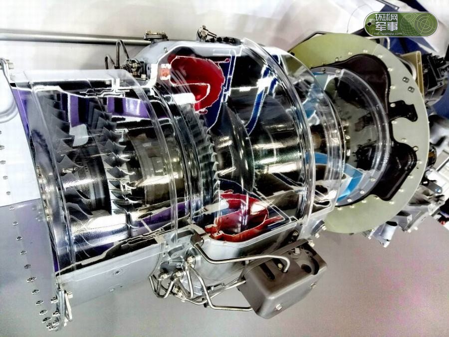5 中法合作涡轴16发动机亮相直博会