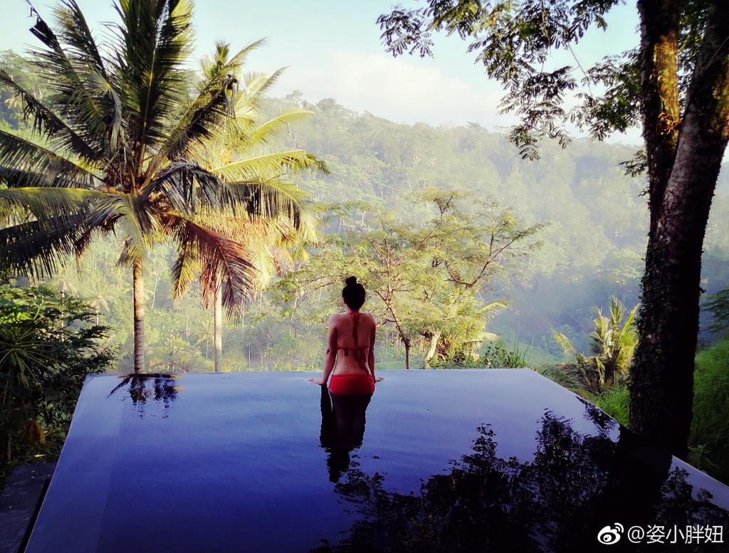 8 何姿大方晒孕照 这大肚子难不成是双胞胎?