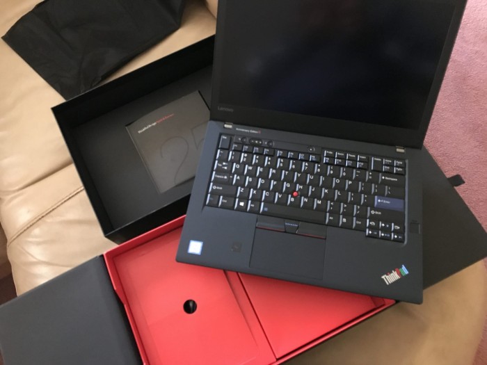 外媒：ThinkPad 25周年纪念版开箱和初步上手