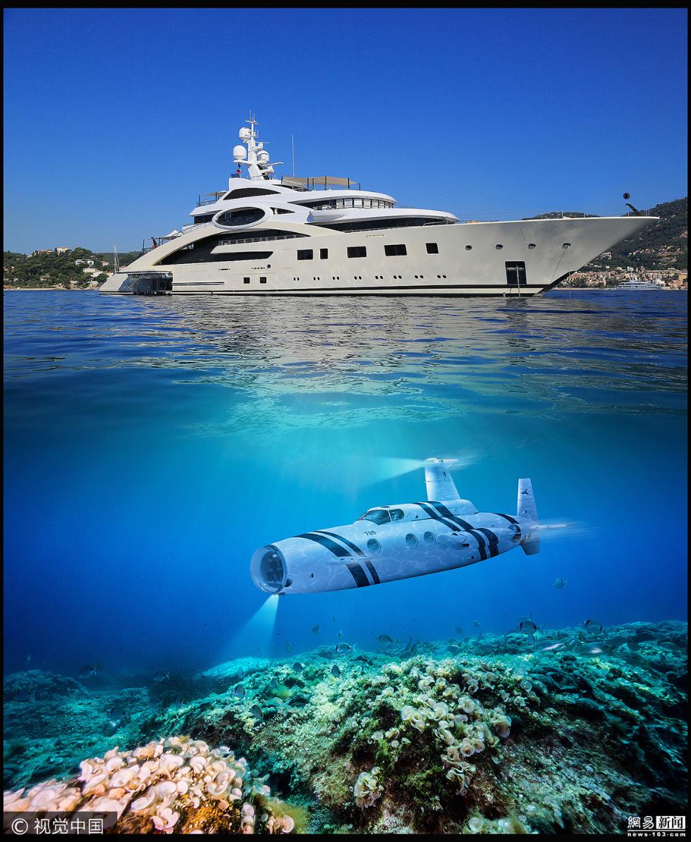 荷兰打造豪华观光潜水艇 可载客12人