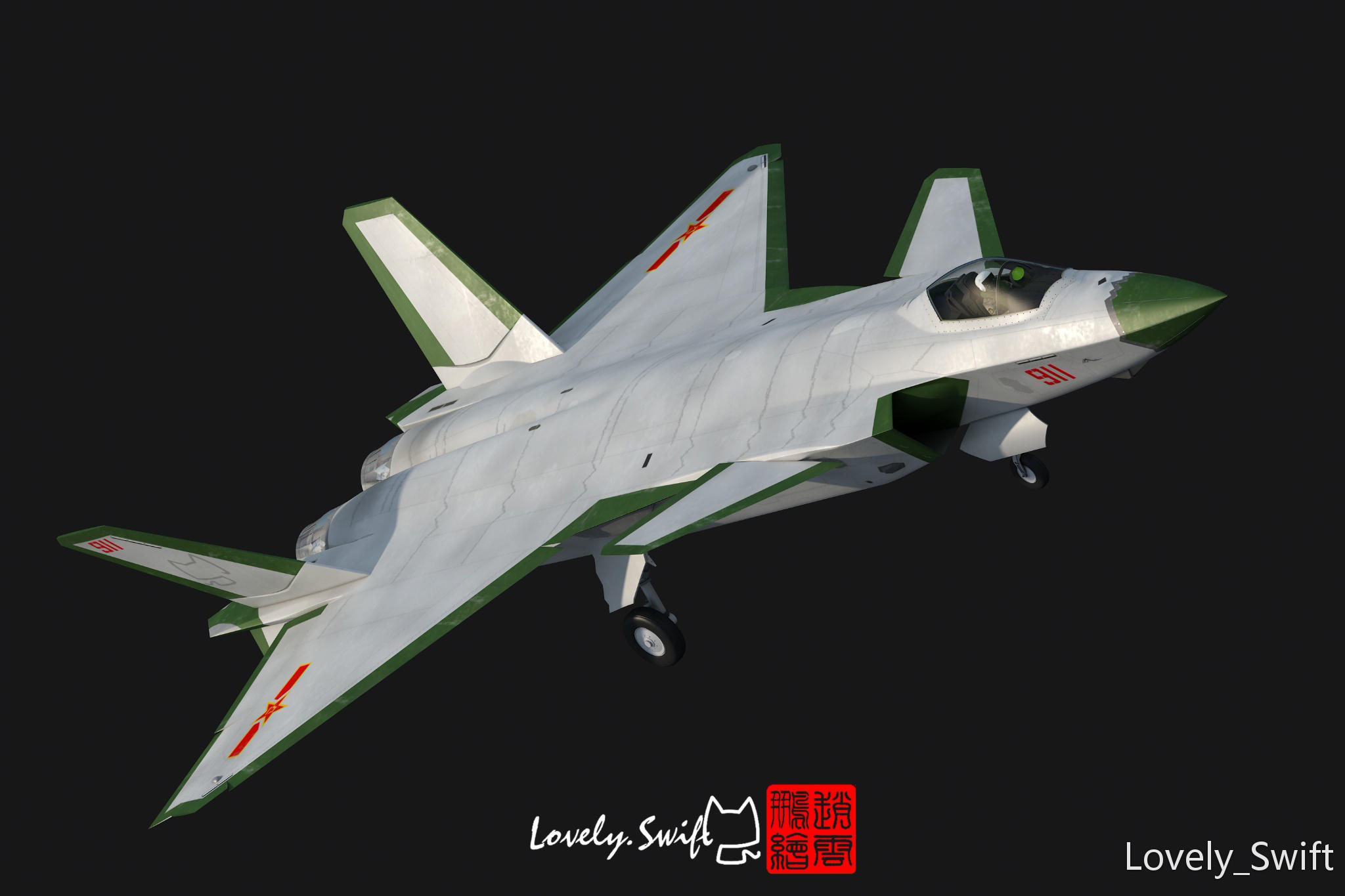 7 有人说歼20这身涂装也很帅