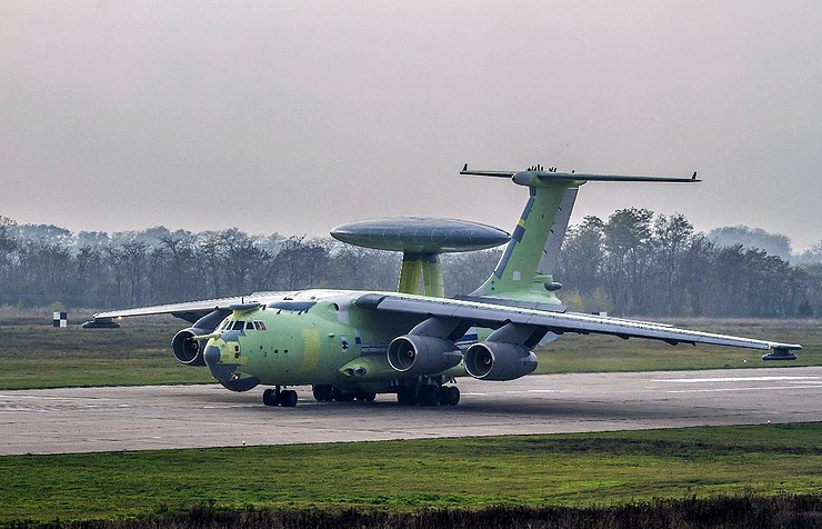 俄全新a100预警机完成首飞